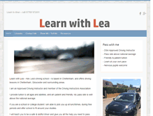 Tablet Screenshot of learnwithlea.co.uk